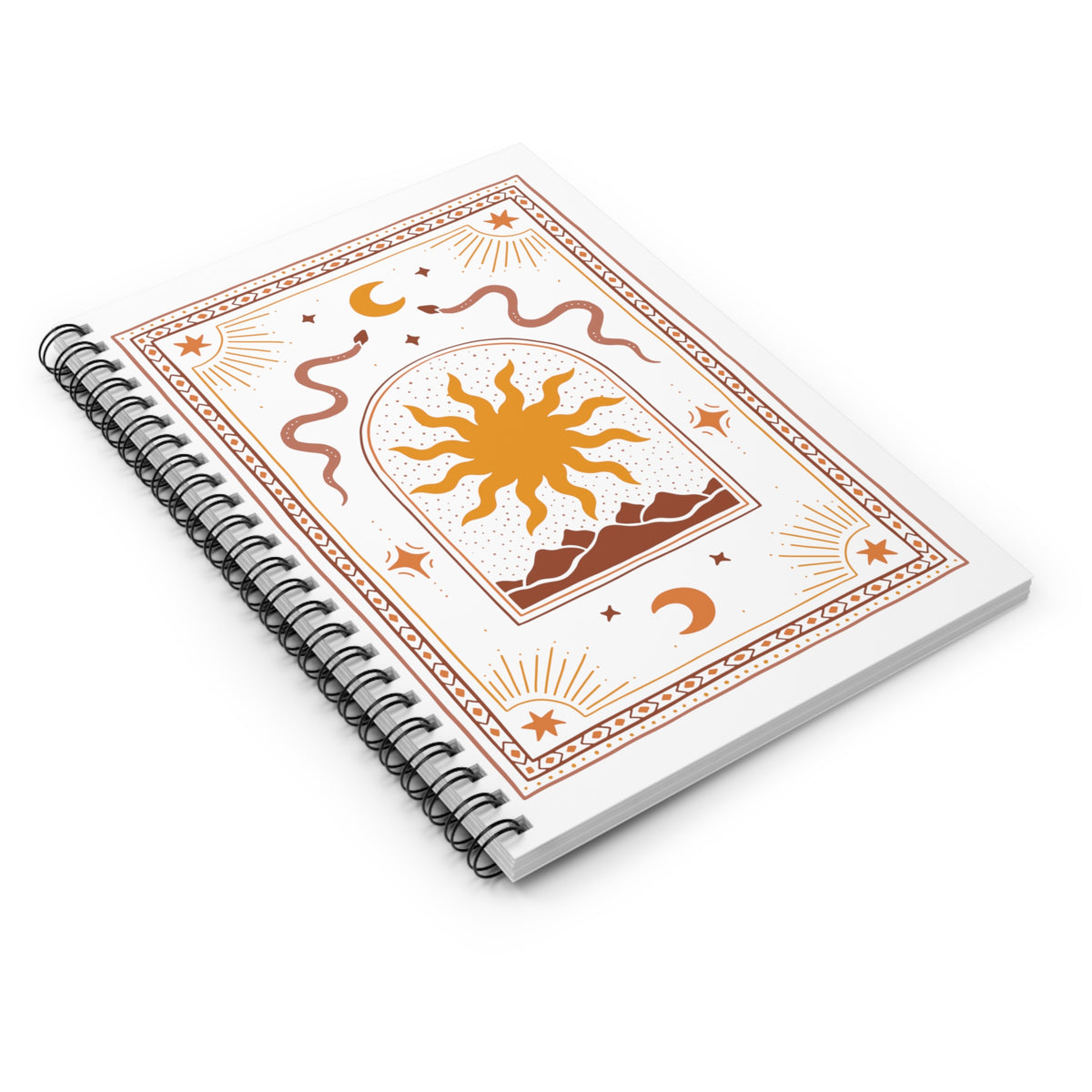 Southwest Desert Sunset Spiral Notebook