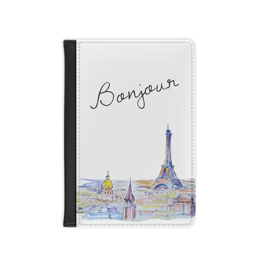 Paris Watercolor Passport Cover