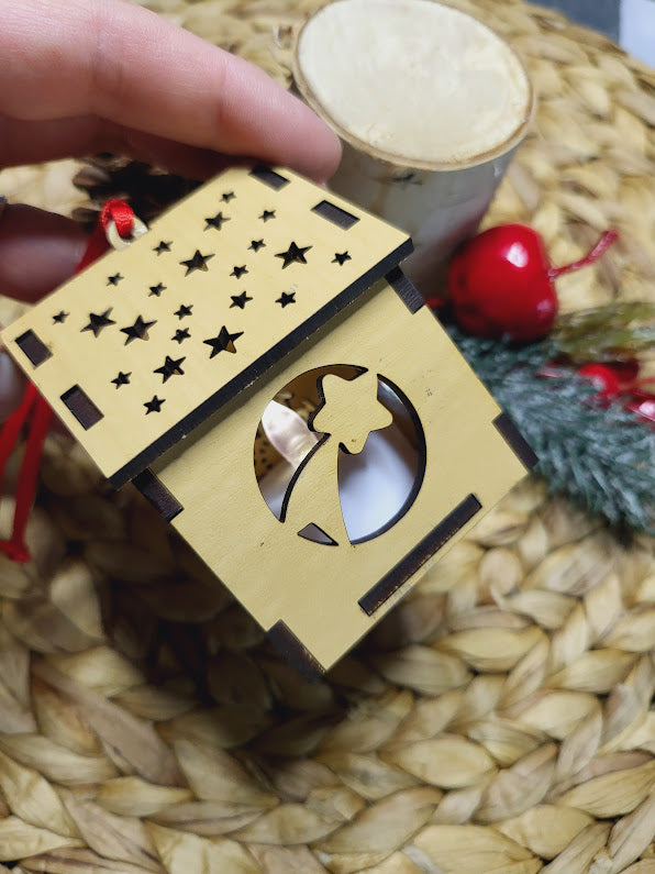 Tea Light 3D Christmas Tree Ornament