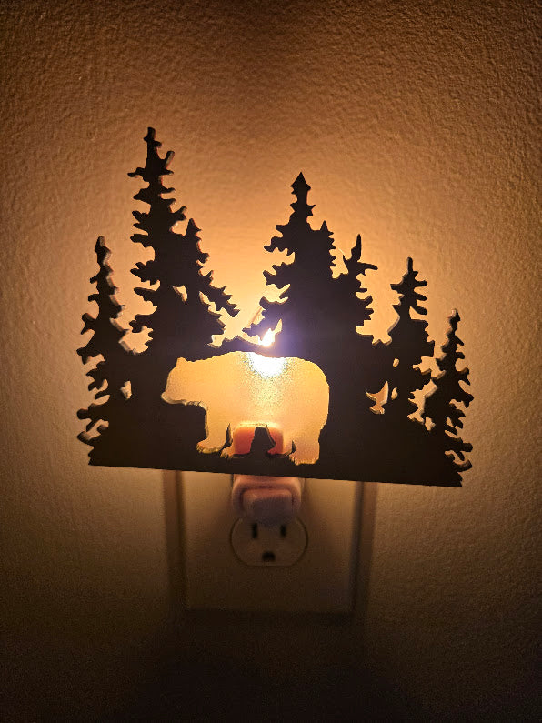 Bear Mountain Trees Night Light