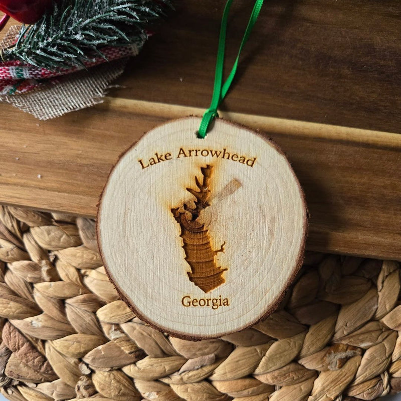 Lake Arrowhead Christmas Ornament