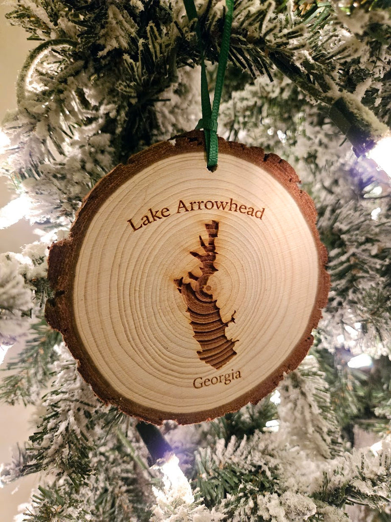 Lake Arrowhead Christmas Ornament