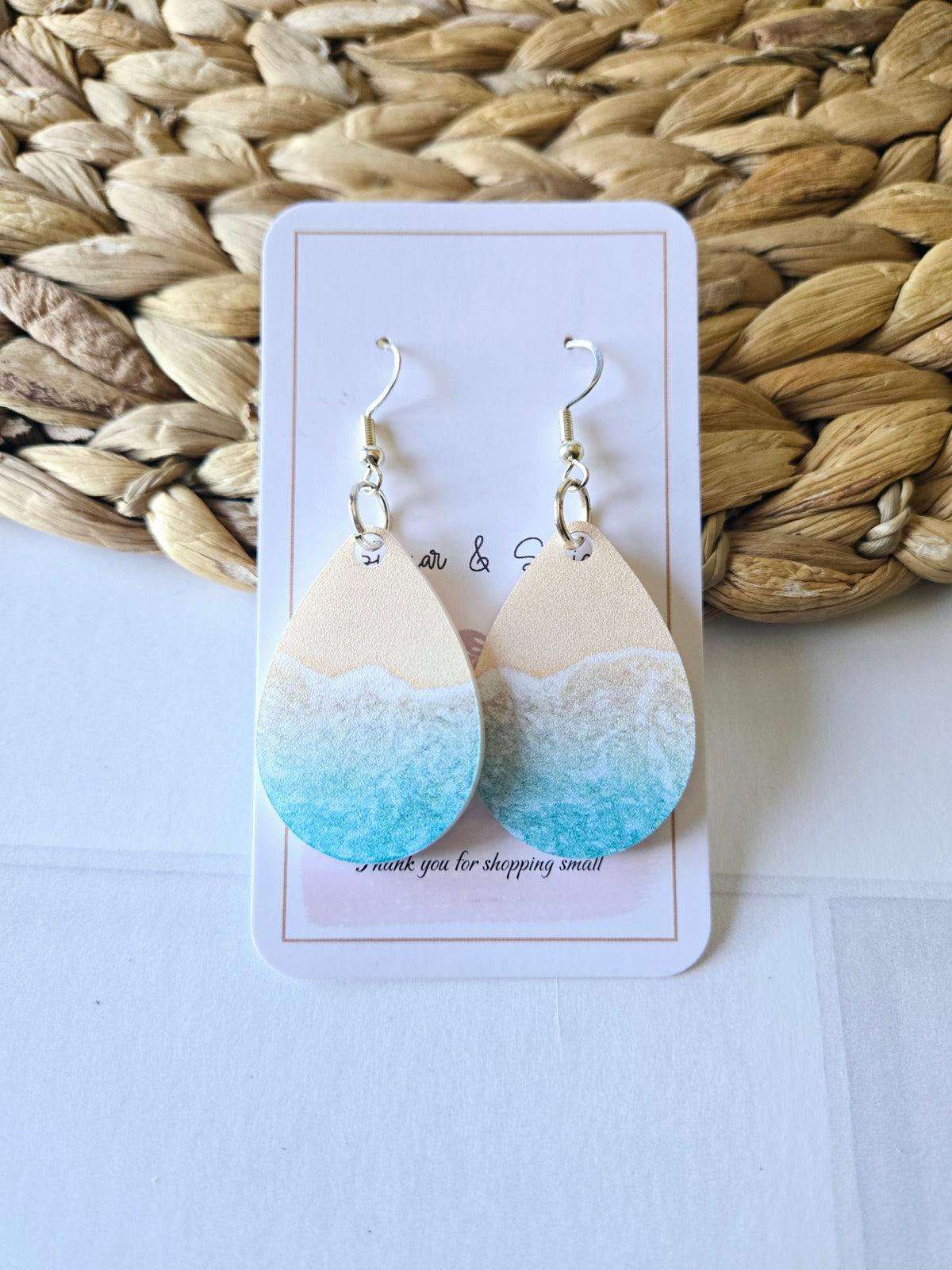 Beach Teardrop Earrings