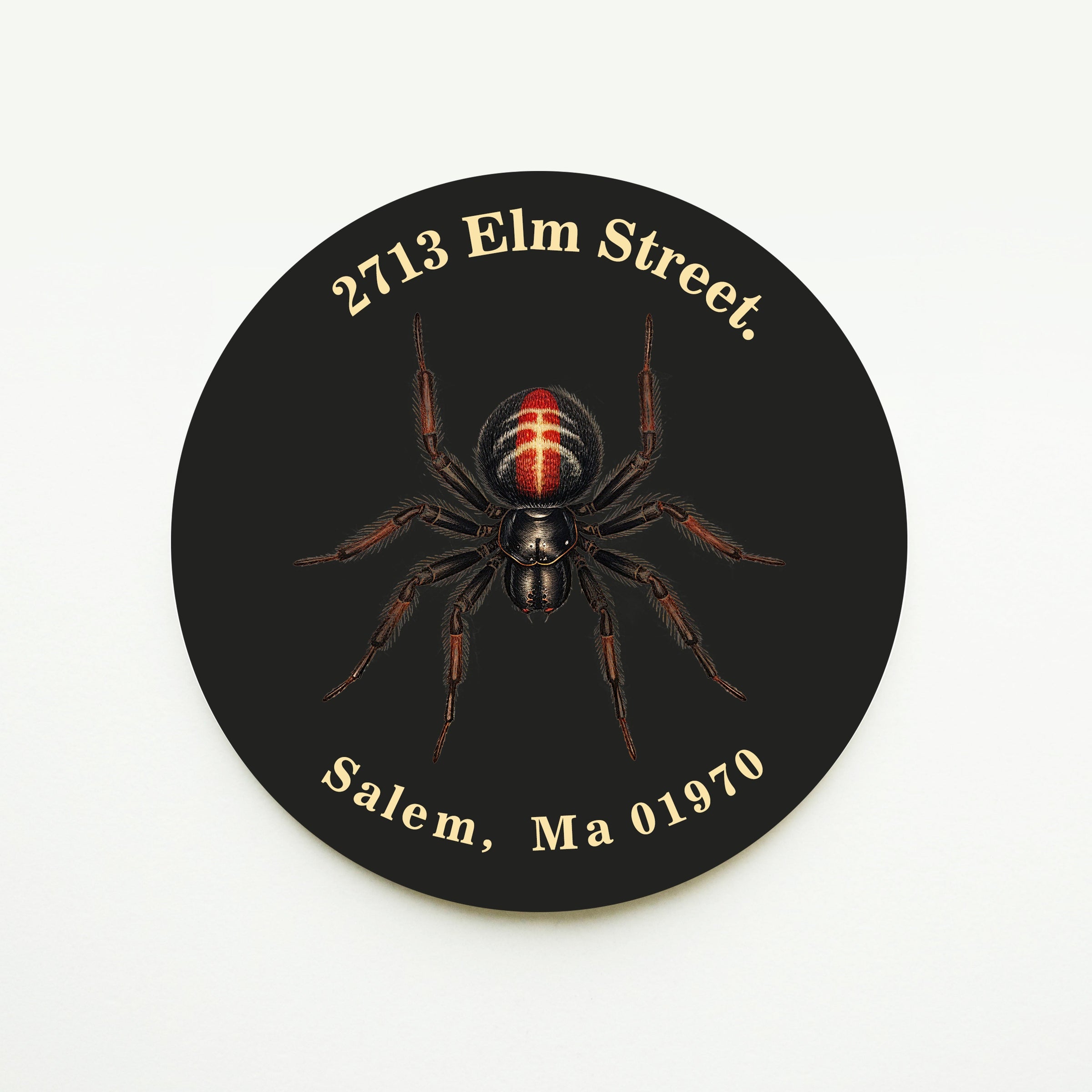 Halloween Spider Return Address Sticker