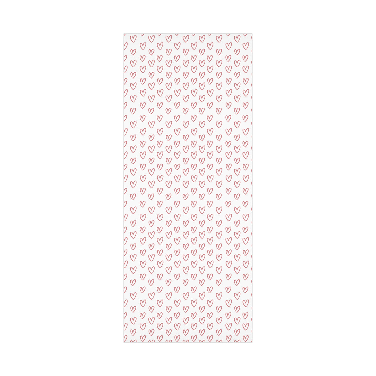 Pink Hearts Valentines Day Wrapping Paper