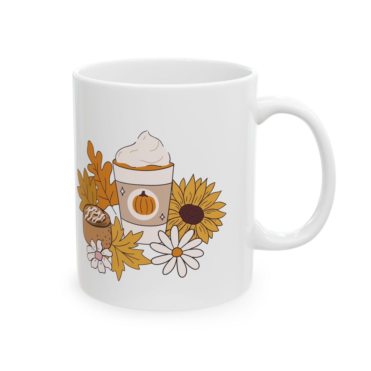 Pumpkin Spice Fall Ceramic Mug