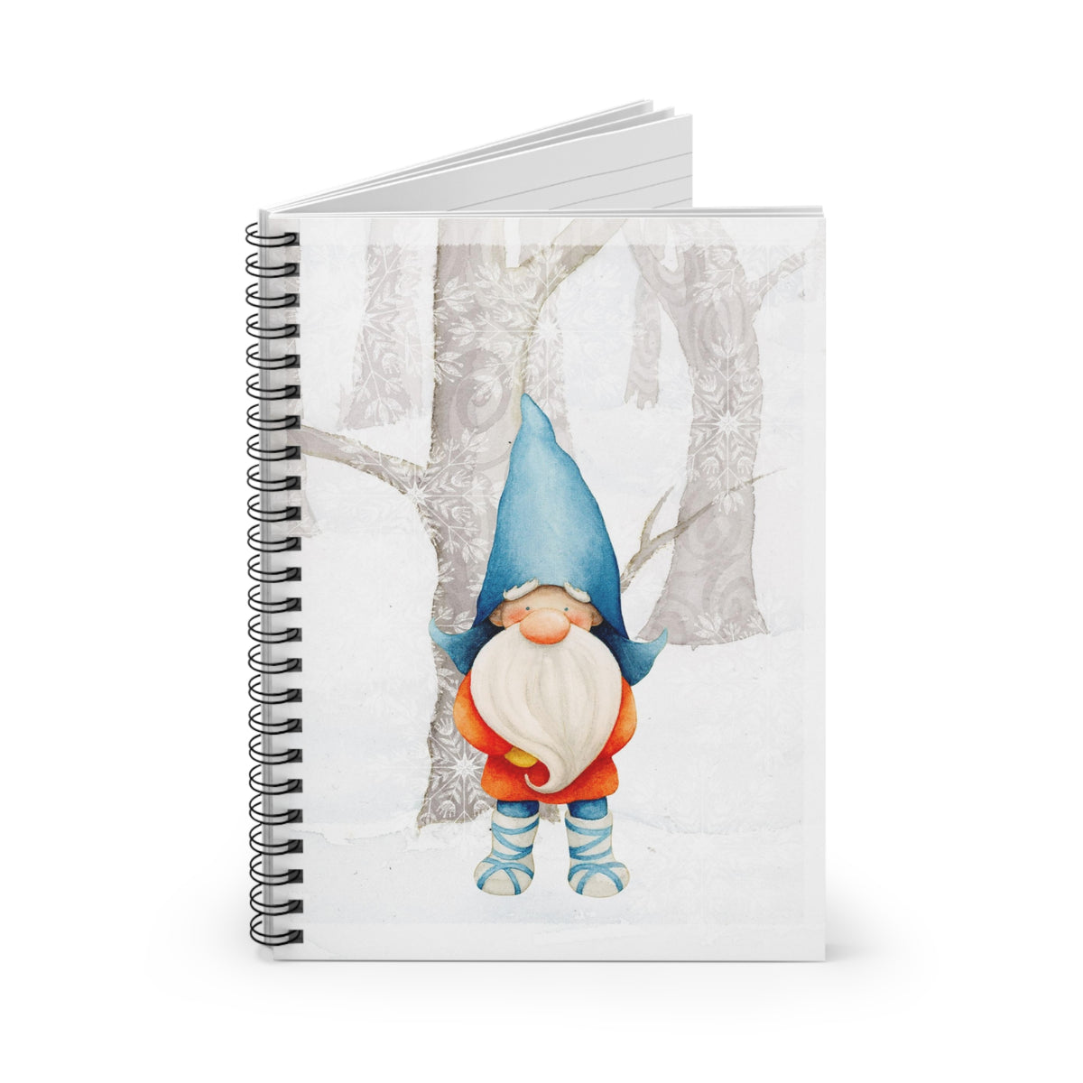 Winter Gnome Spiral Notebook