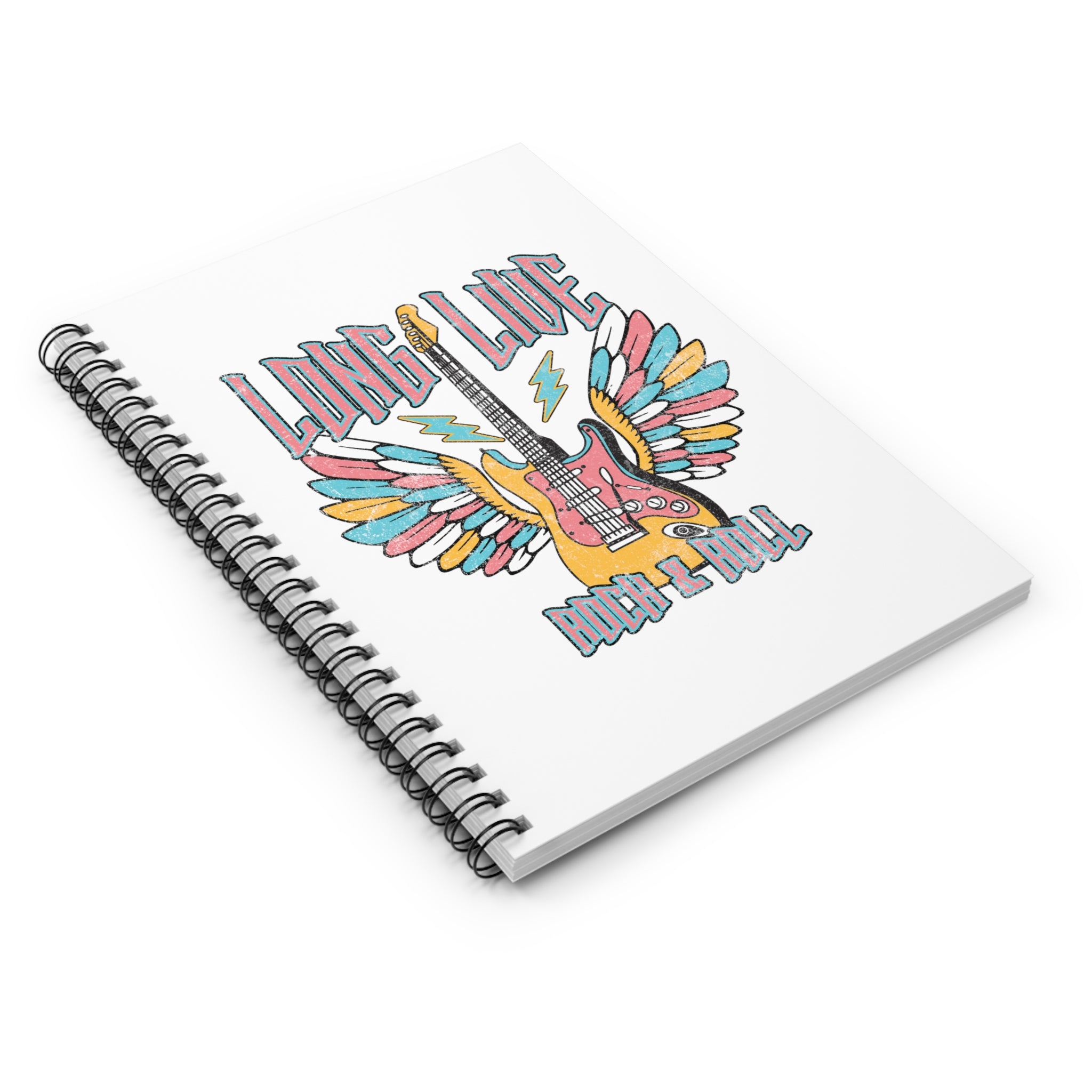 Long Live Rock N Roll Spiral Notebook