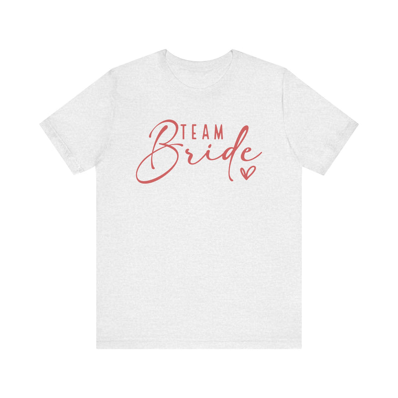 Team Bride Heart T-Shirt