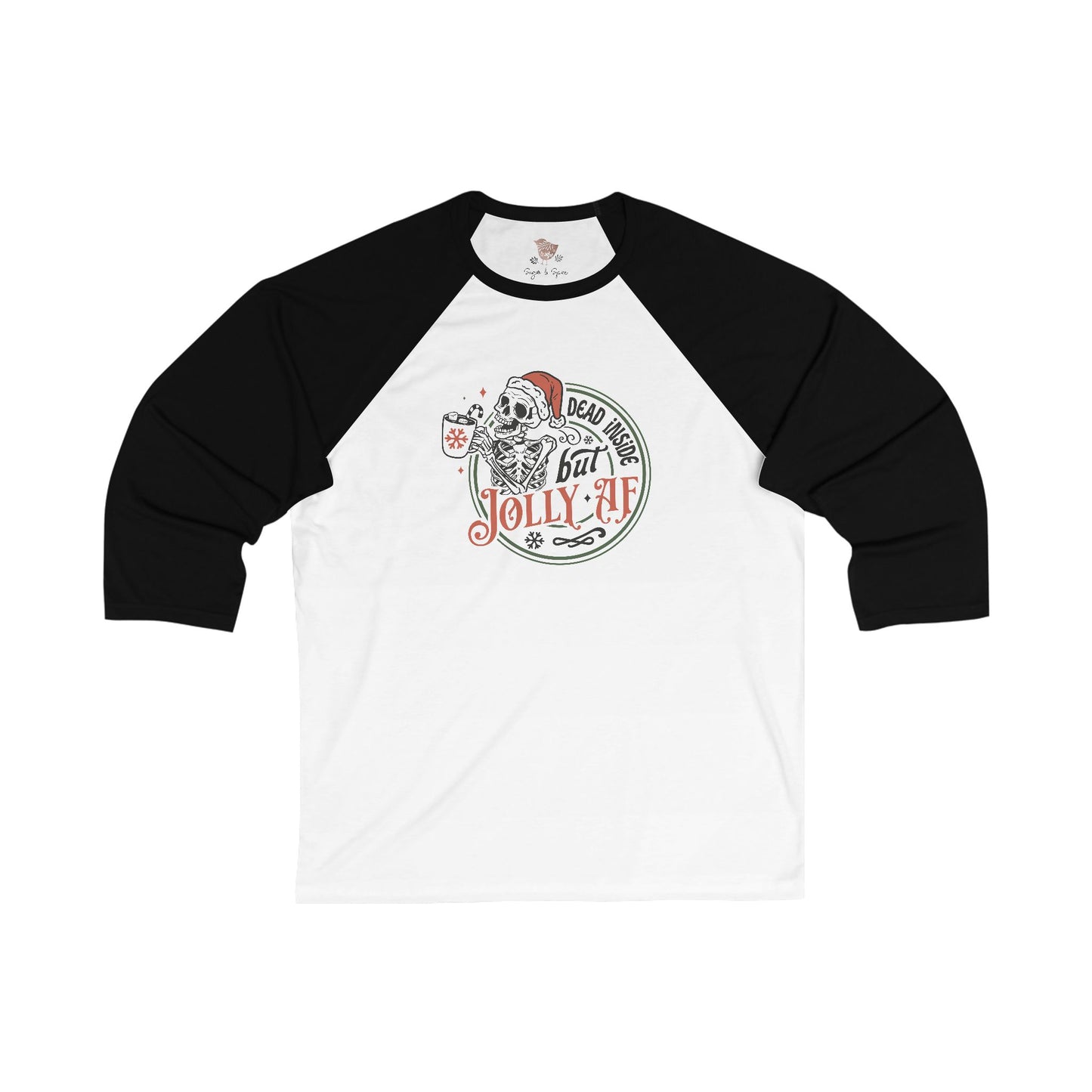 Jolly AF Christmas Baseball Tee
