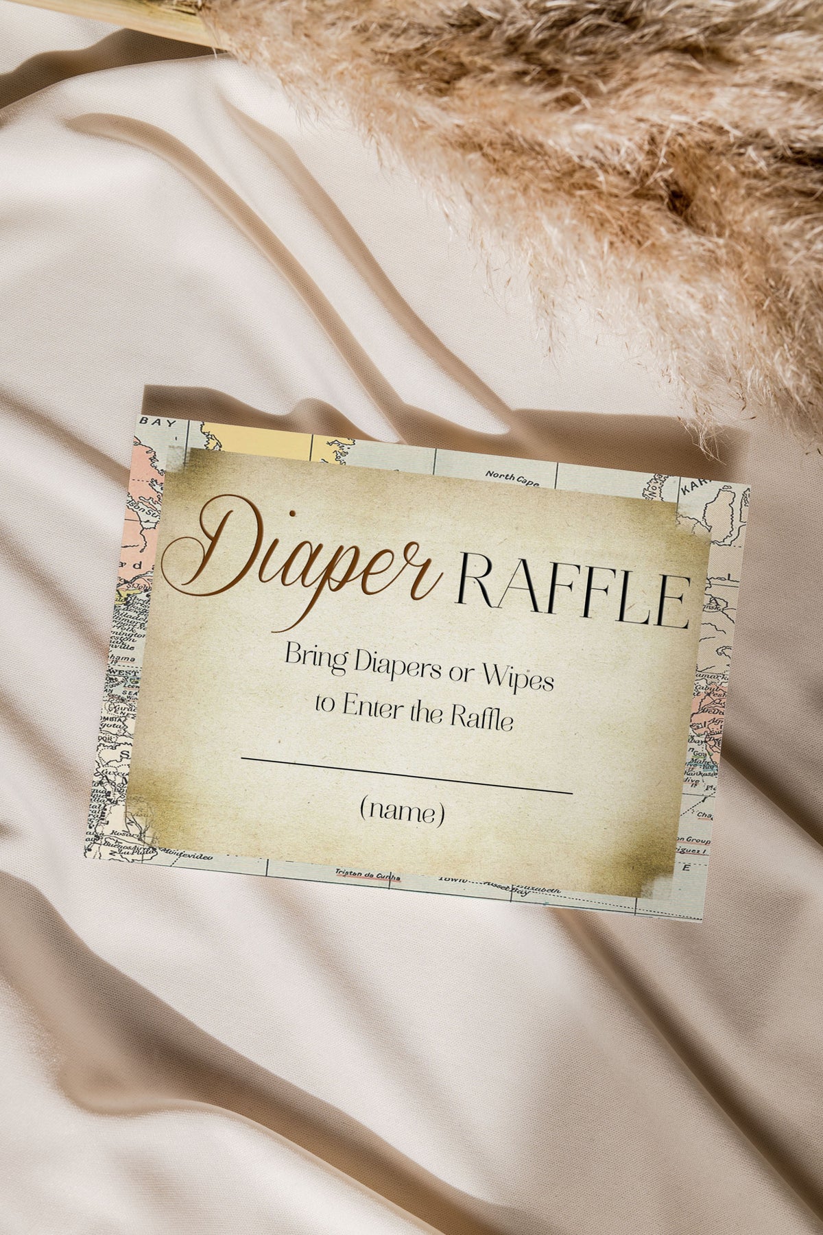 Adventure Diaper Raffle - Premium Paper & Party Supplies > Paper > Invitations & Announcements > Invitations from Sugar and Spice Invitations - Just $1.90! Shop now at Sugar and Spice Paper