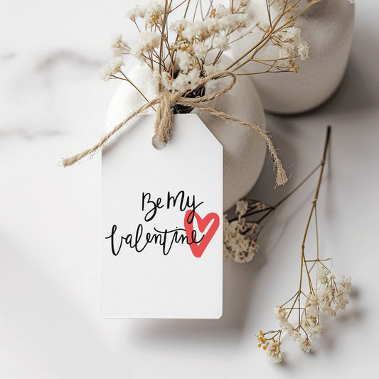 Be My Valentine Gift Tag