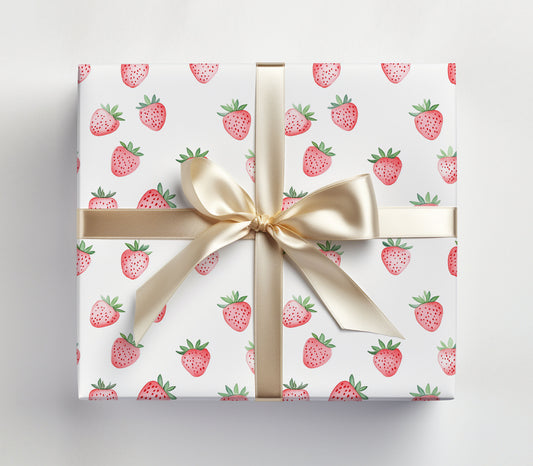 Berry Sweet Birthday or Baby Shower Wrapping Paper