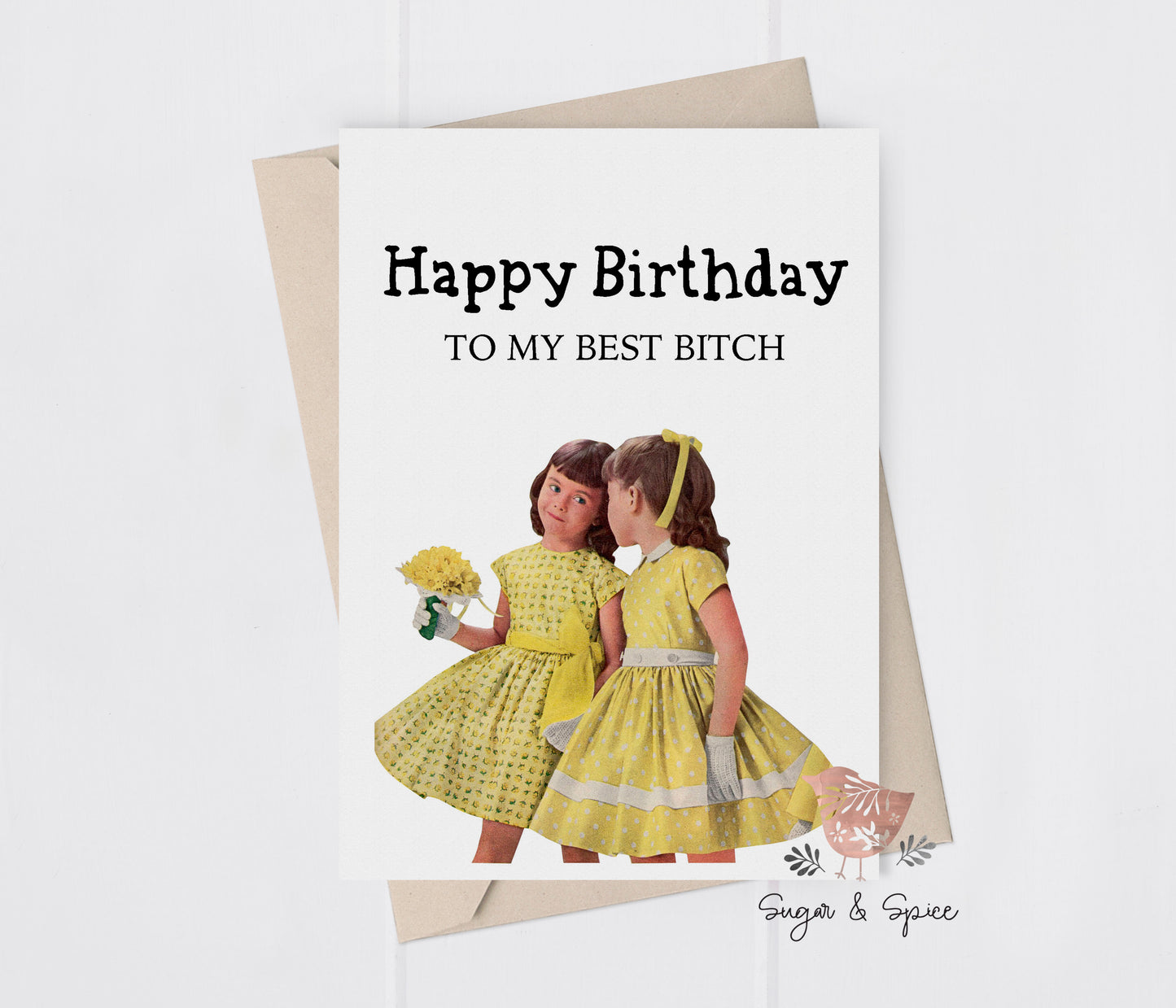 Best Bitch Birthday Adult Humor Greeting Card
