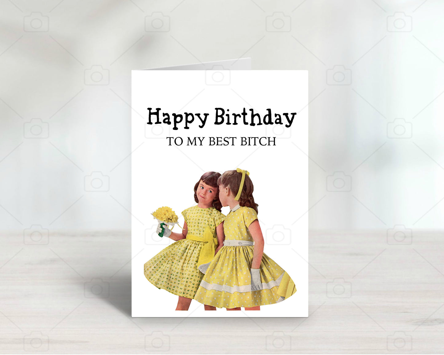 Best Bitch Birthday Adult Humor Greeting Card