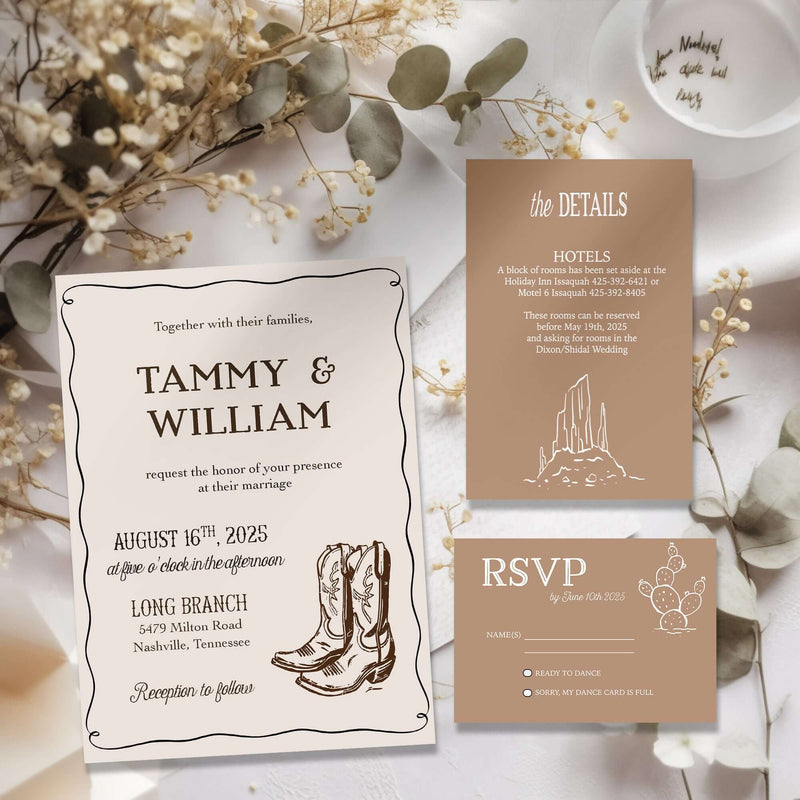 country wedding, western wedding, rustic wedding, wedding invitation, cowboy wedding, barn wedding, printable invitation, rustic invitations, western, desert wedding, country western, southwestern wedding, outdoor wedding