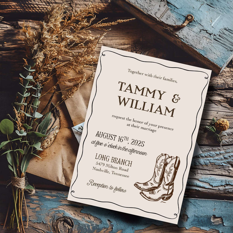 country wedding, western wedding, rustic wedding, wedding invitation, cowboy wedding, barn wedding, printable invitation, rustic invitations, western, desert wedding, country western, southwestern wedding, outdoor wedding