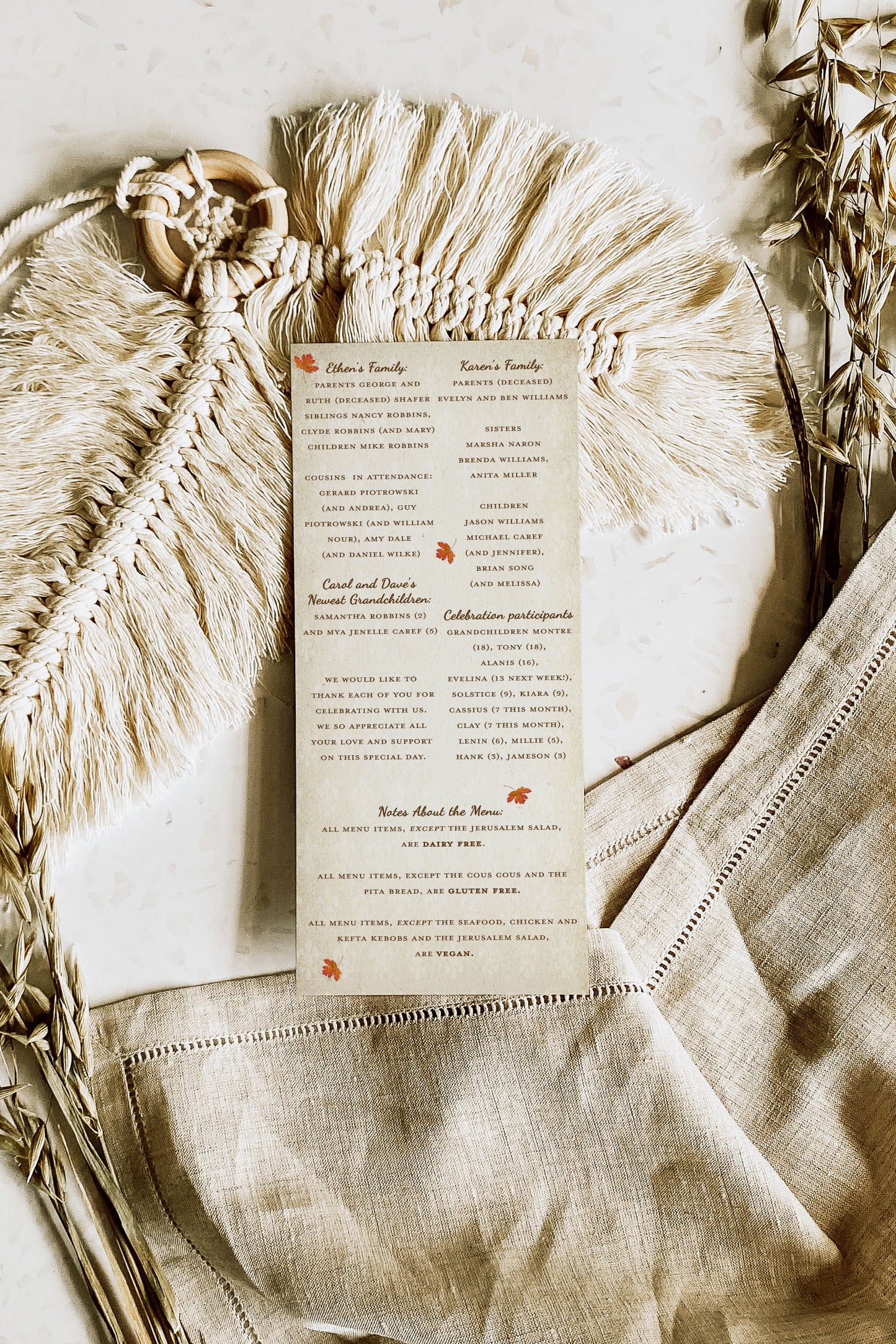Fall In Love Wedding Invitation
