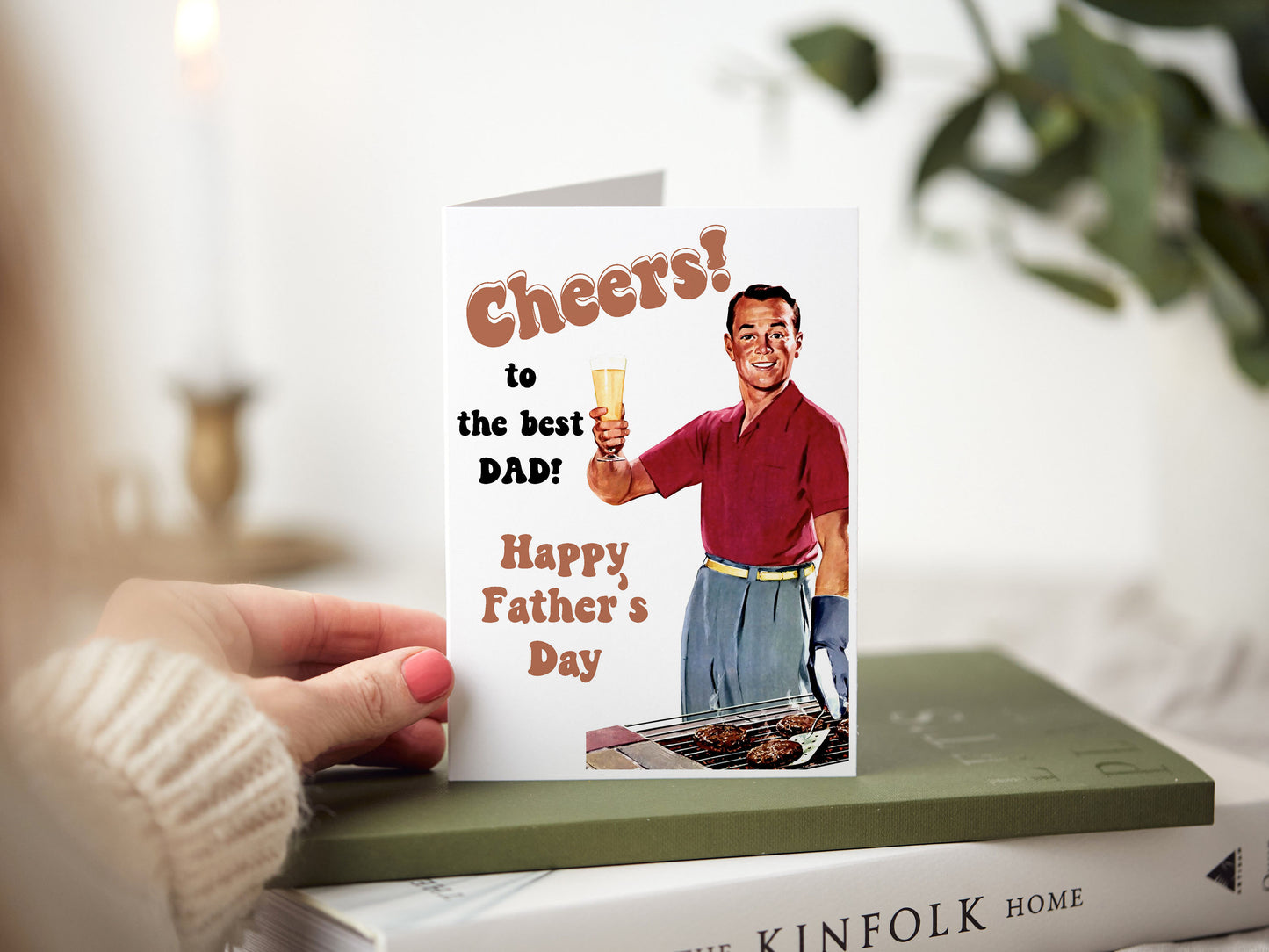 Happy Fathers Day Retro Humor Greeting Card