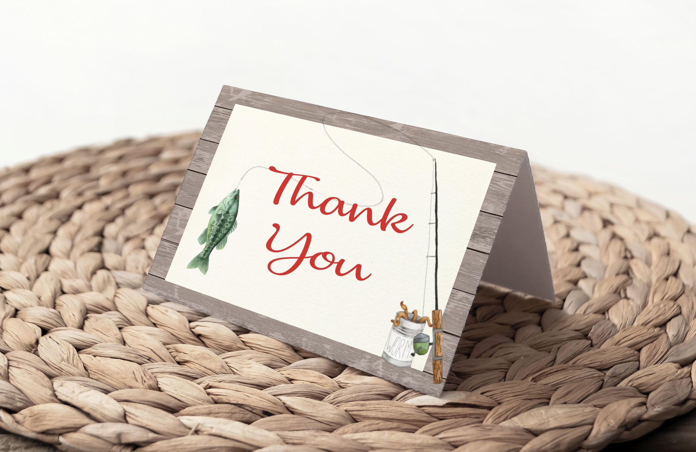 Fishing Thank You Card