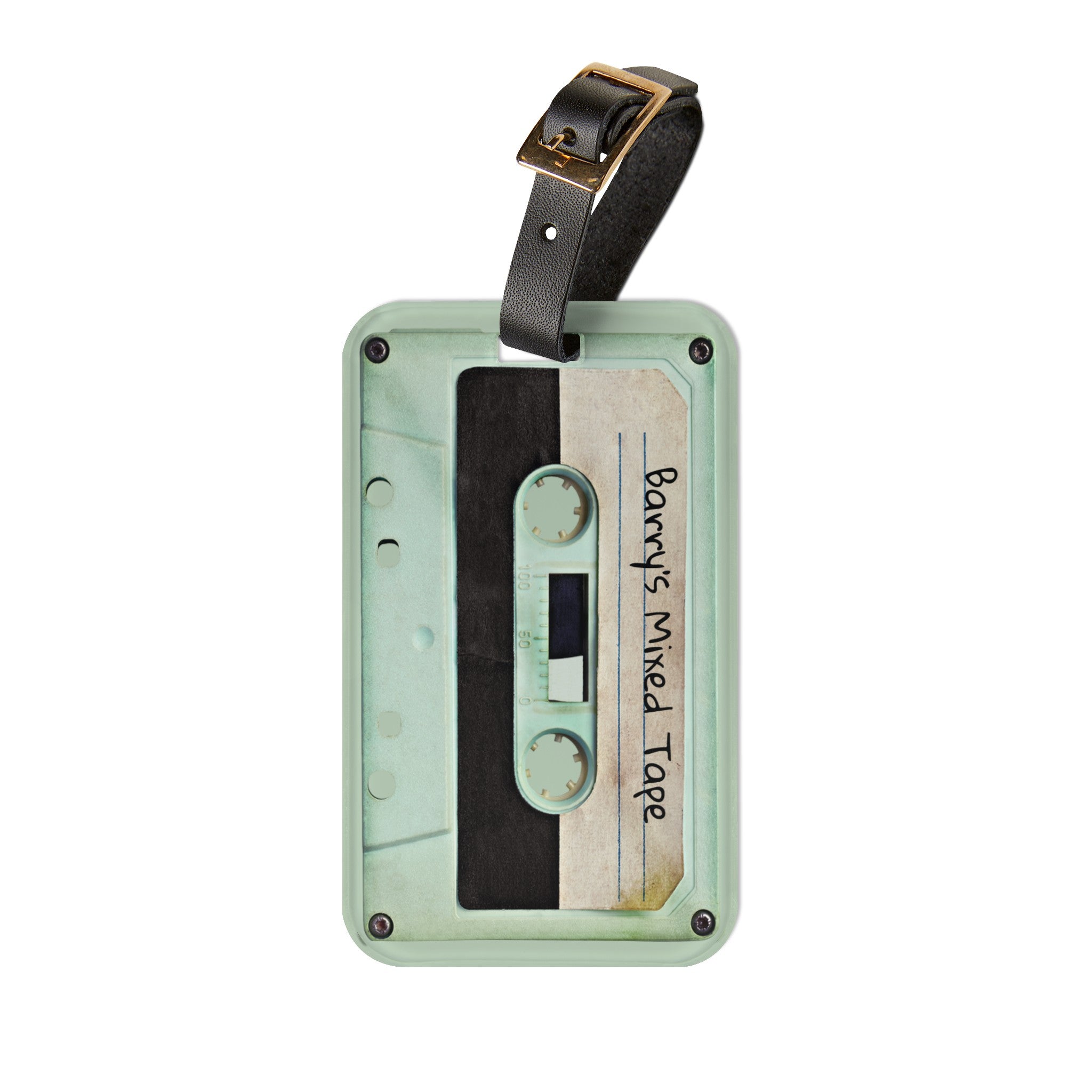 Retro Cassette Mixed Tape Luggage Tag