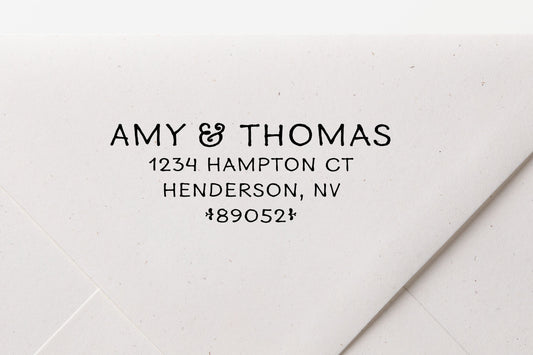 Good Time Wood Address Stamp