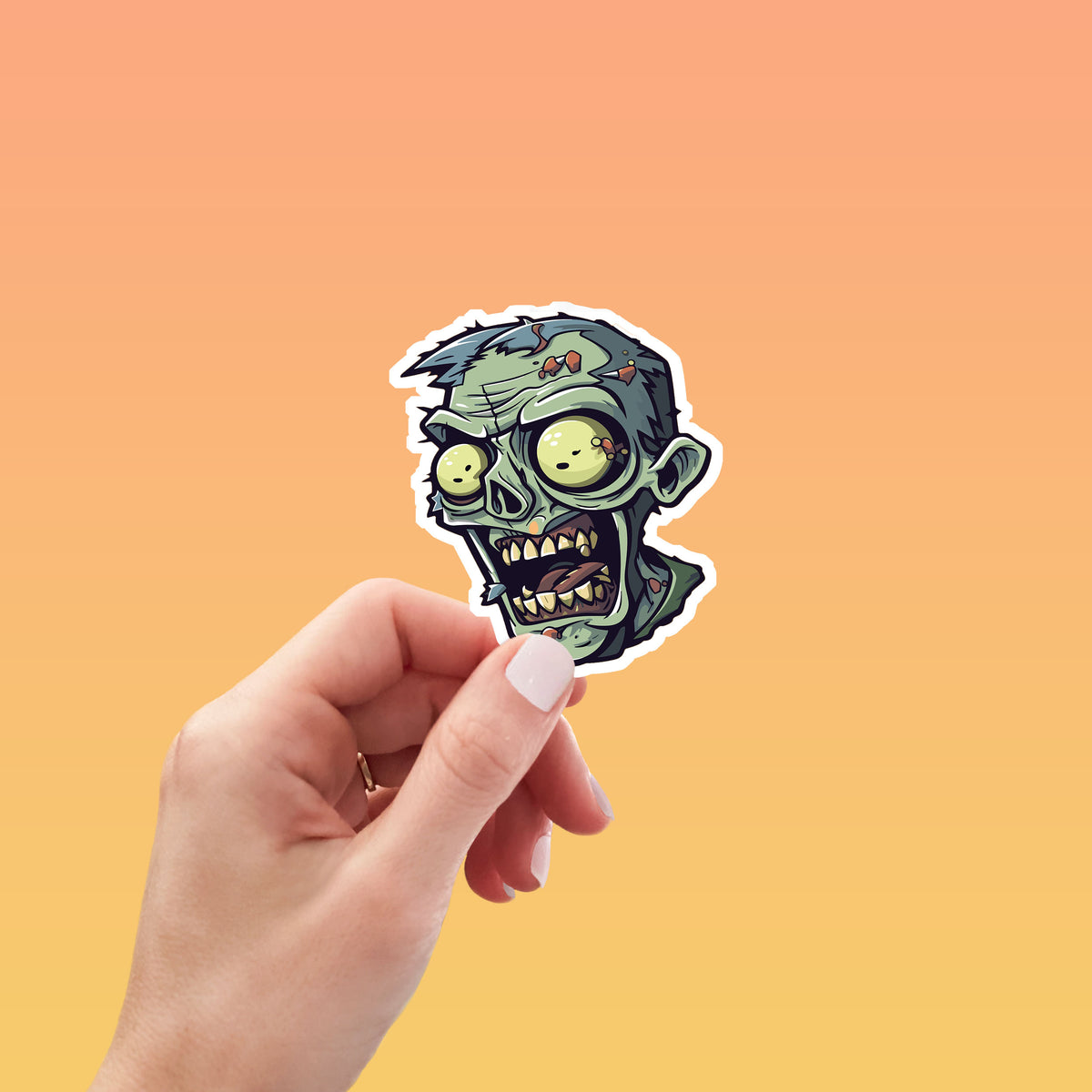 Halloween Zombie Waterproof Stickers