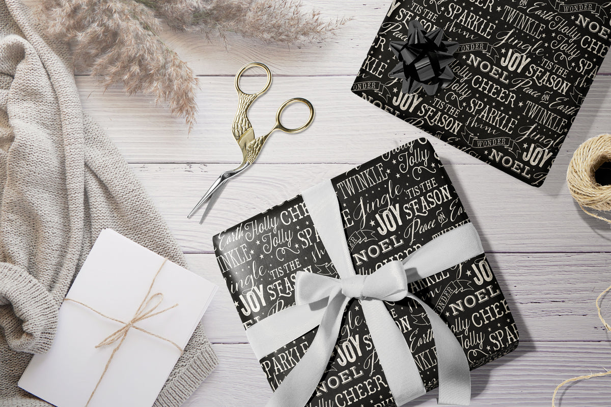 Holiday Joy  Wrapping Paper - Premium Wrapping Paper from Sugar and Spice Invitations - Just $26.10! Shop now at Sugar and Spice Paper