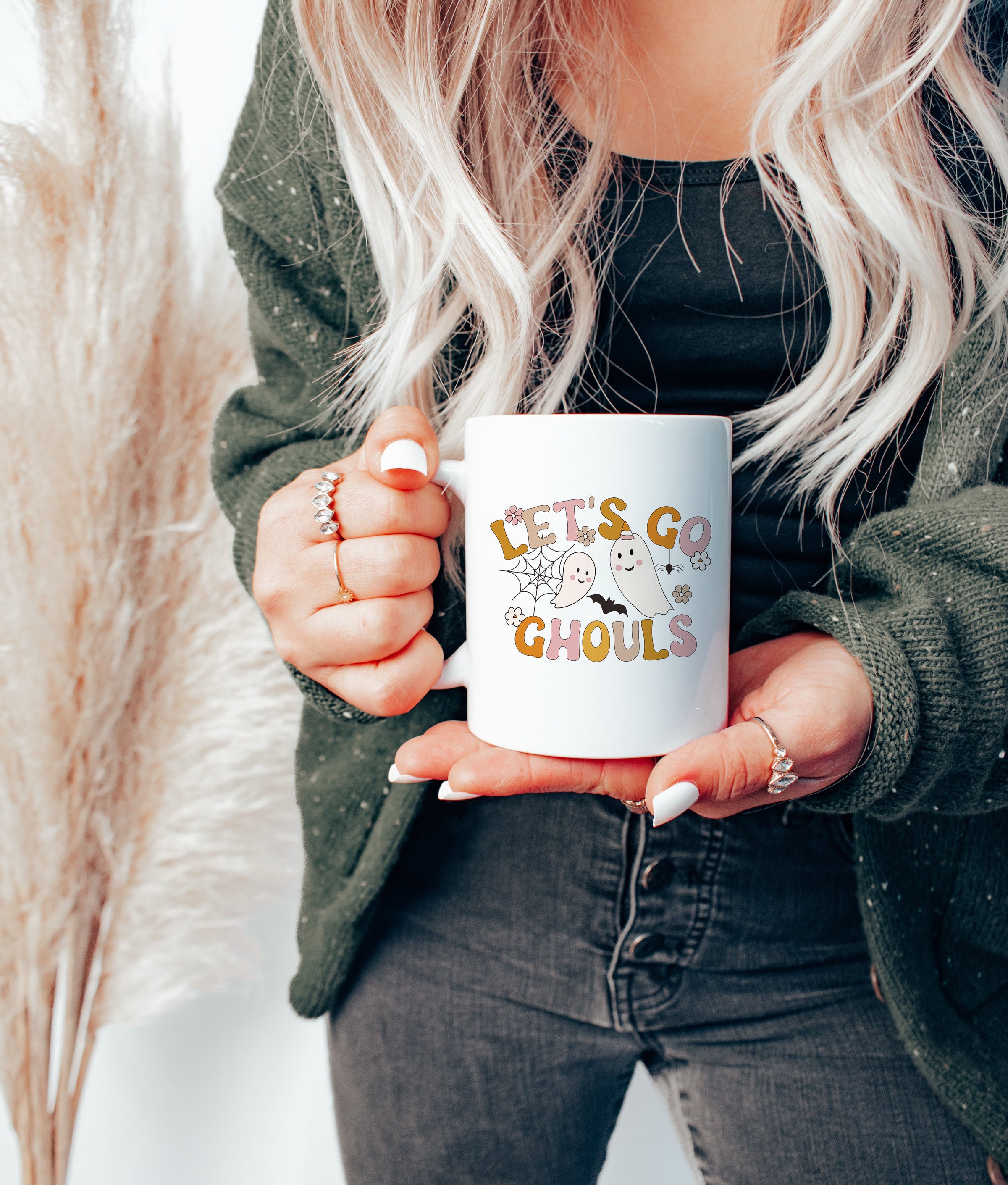 Let's Go Ghouls Fall Ceramic Mug