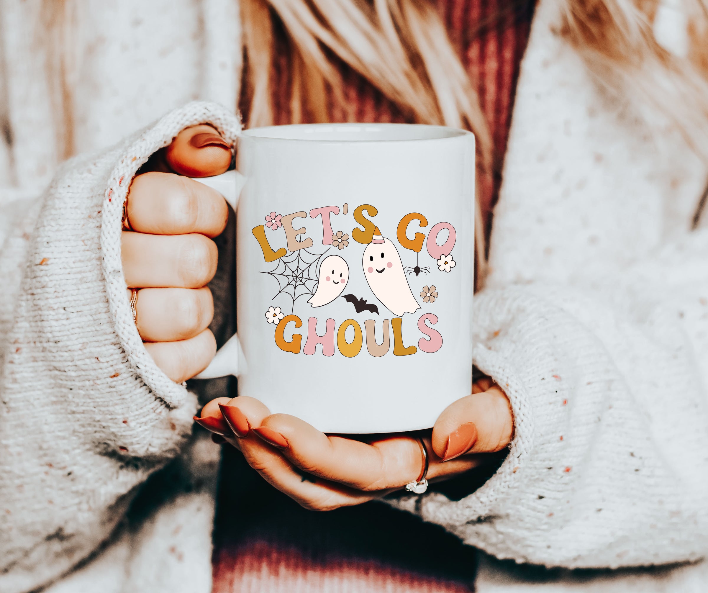 Let's Go Ghouls Fall Ceramic Mug