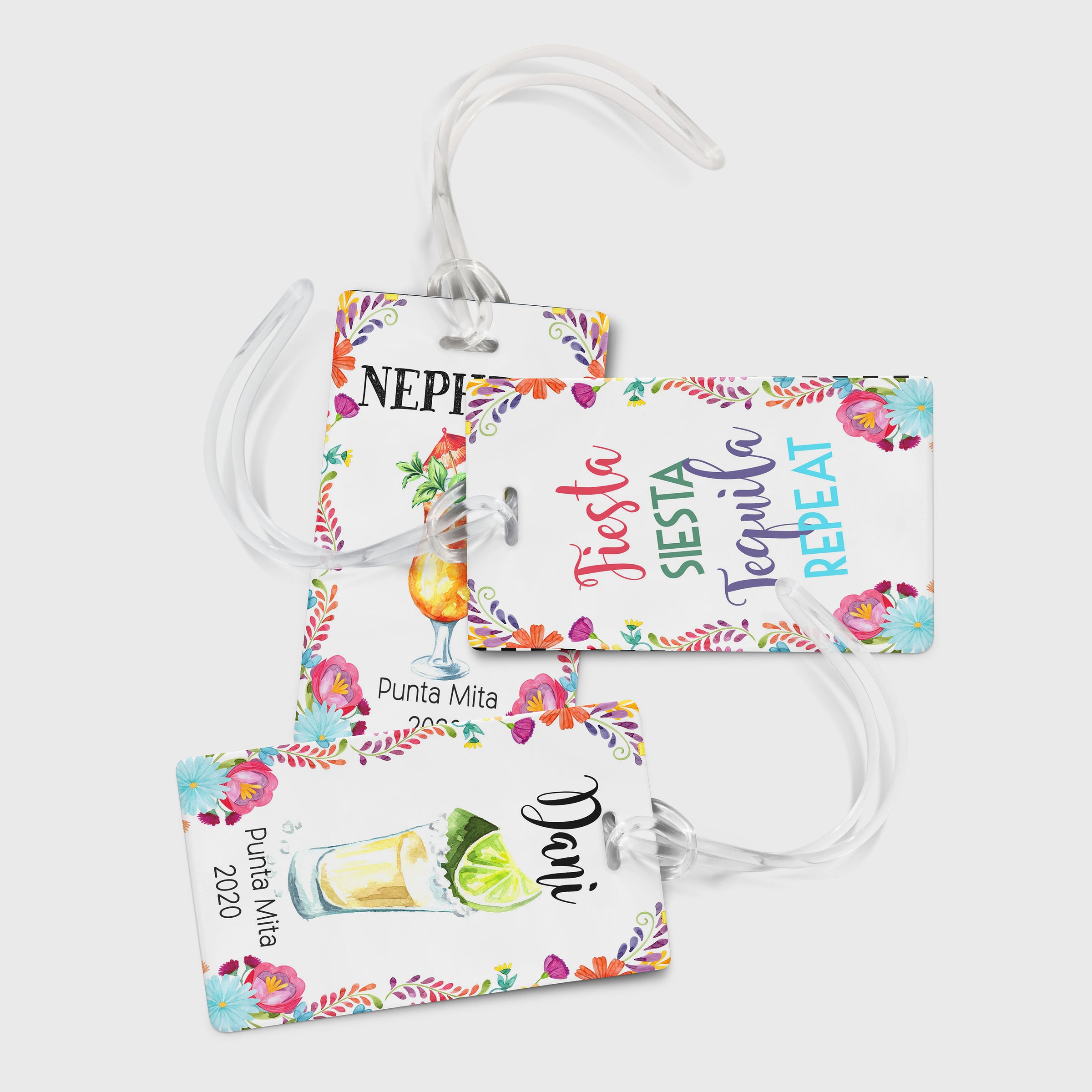 Beach Cocktail Luggage Tags