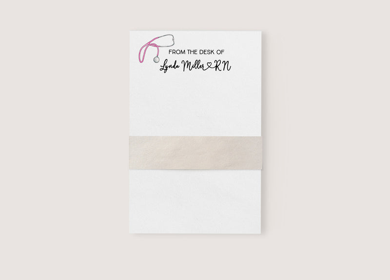 Nurse or Doctor Personalized Notepad