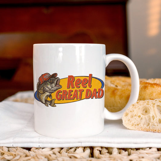Reel Great Dad Fishing Ceramic Mug