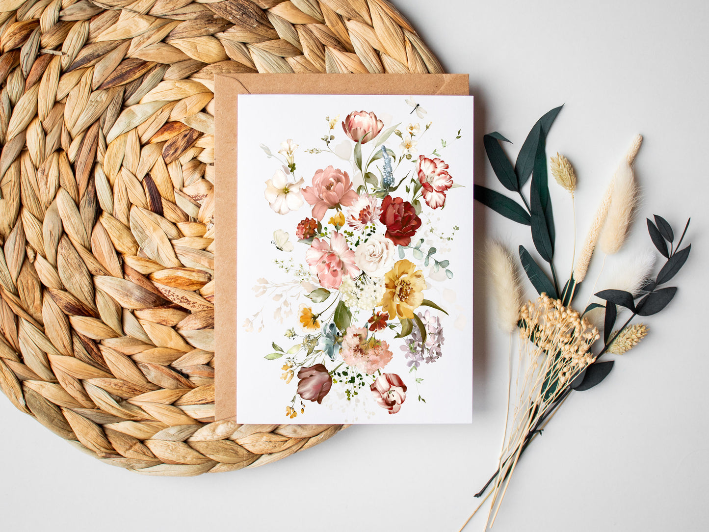 Floral Garden Greeting Card