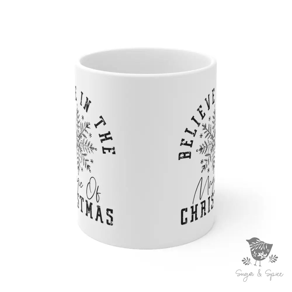 Believe in the Magic of Christmas Ceramic Mug - Premium Mug from Printify - Just $18! Shop now at Sugar and Spice Paper