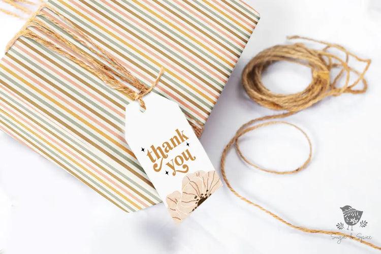 Boho Stripe Wrapping Paper Craft Supplies & Tools > Party Gifting Packaging