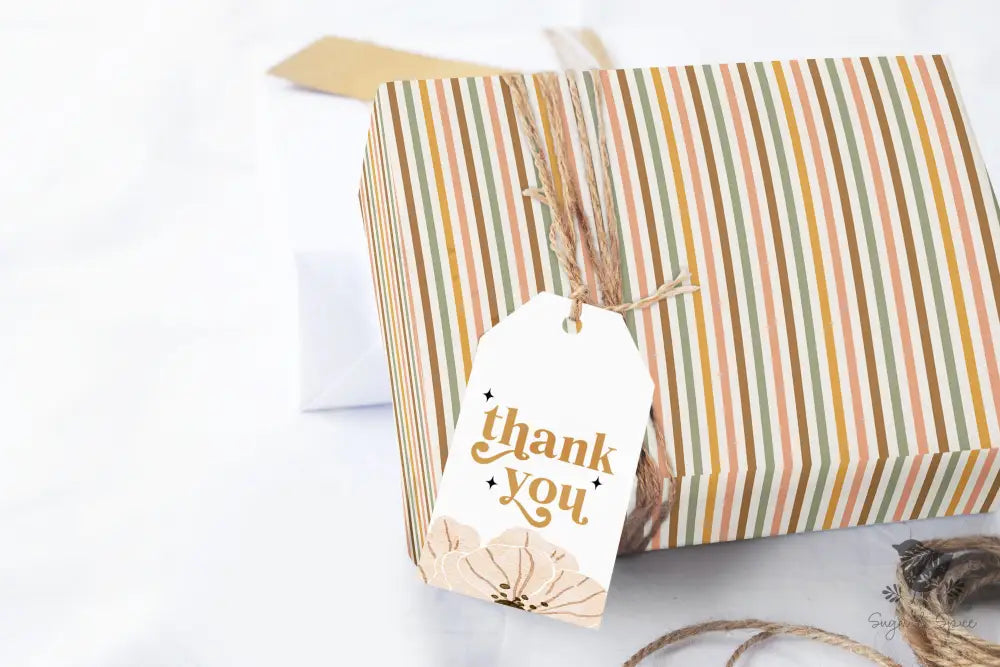 Boho Stripe Wrapping Paper - Premium Craft Supplies & Tools > Party & Gifting > Packaging & Wrapping from Sugar and Spice Invitations - Just $26.10! Shop now at Sugar and Spice Paper
