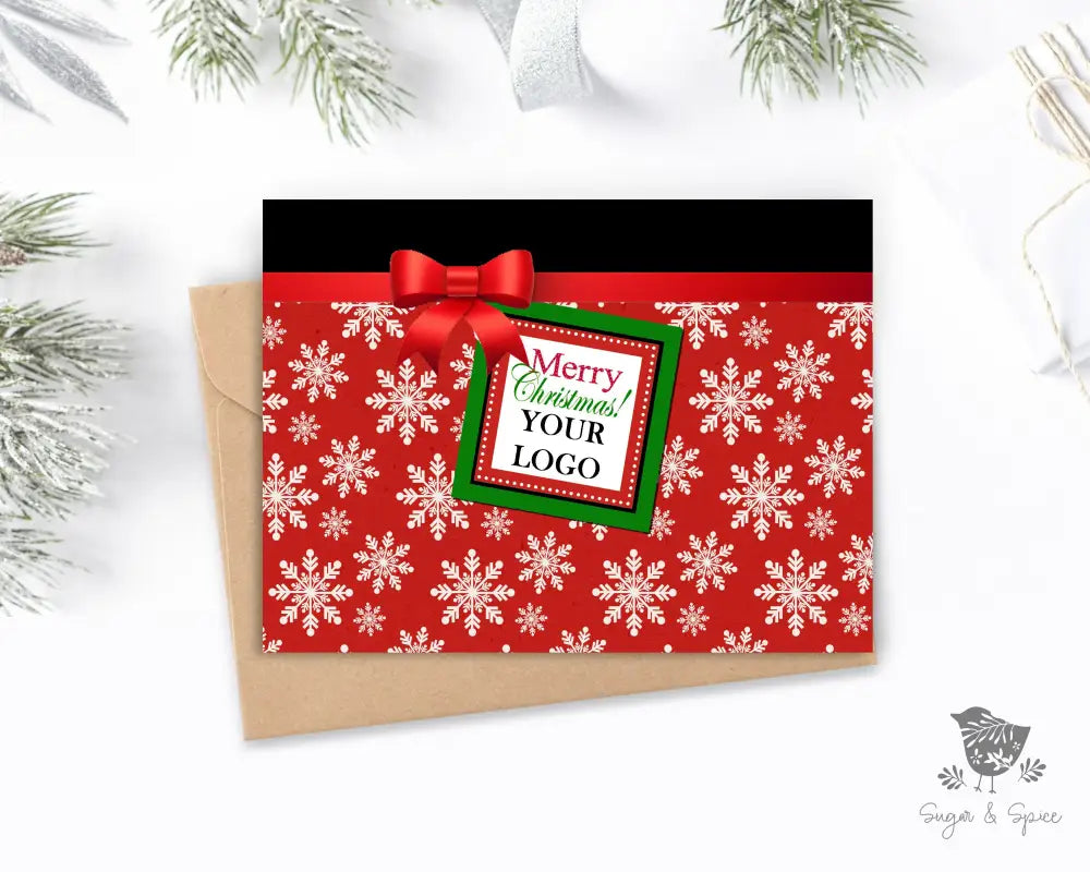 Business Gift of Christmas Invitation - Premium Digital File from Sugar and Spice Invitations - Just $2.10! Shop now at Sugar and Spice Paper
