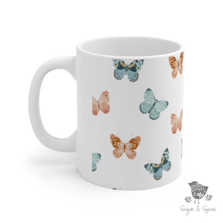 Butterfly Ceramic Mug - Premium Mug from Printify - Just $18! Shop now at Sugar and Spice Paper