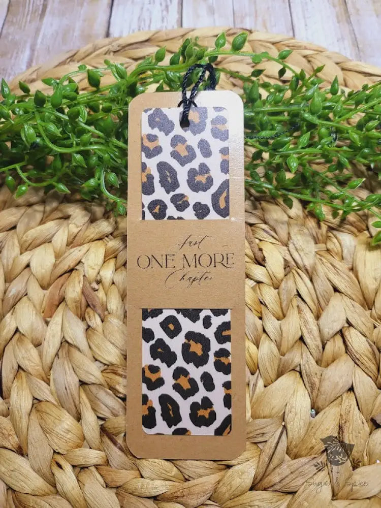 Cheetah Print Animal Acrylic Bookmark - Premium Engraved Gifts from Sugar and Spice - Just $4.87! Shop now at Sugar and Spice Paper