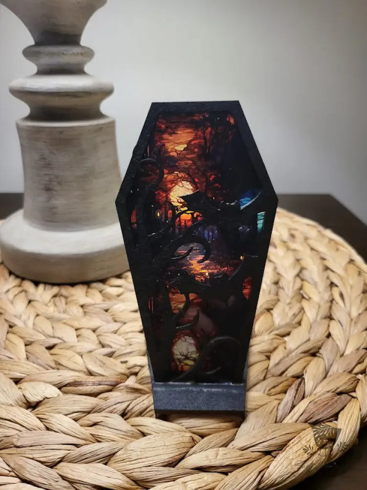 COFFIN HALLOWEEN Bats Tea light - Premium  from Sugar and Spice - Just $15! Shop now at Sugar and Spice Paper