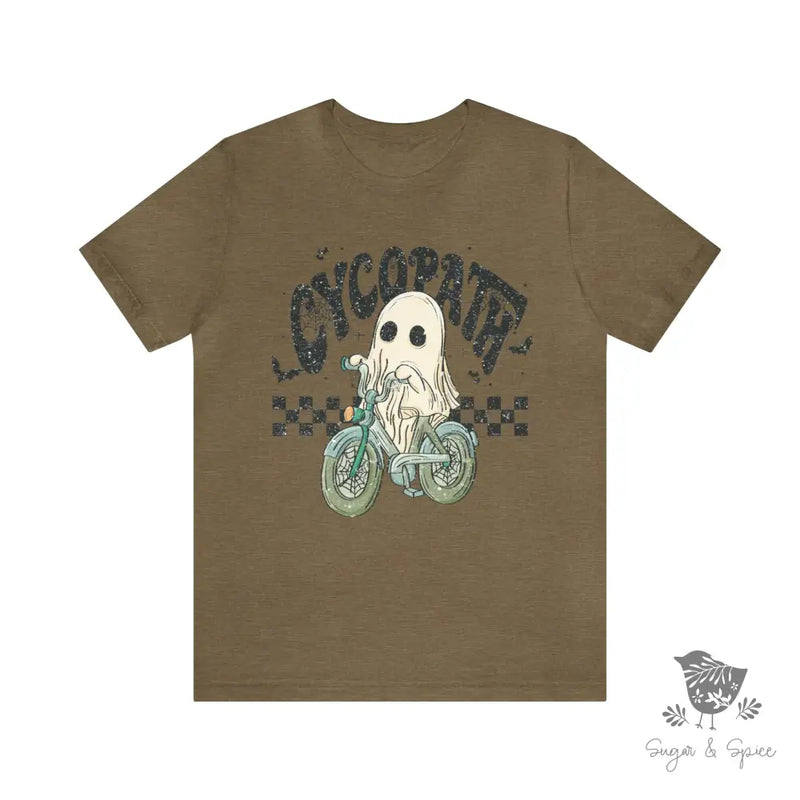 Cycopath Ghost T-Shirt Heather Olive / S