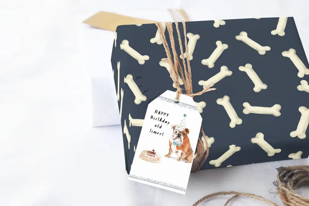 Dog Bone Pet Wrapping Paper - Premium Craft Supplies & Tools > Party & Gifting > Packaging & Wrapping from Sugar and Spice Invitations - Just $26.10! Shop now at Sugar and Spice Paper