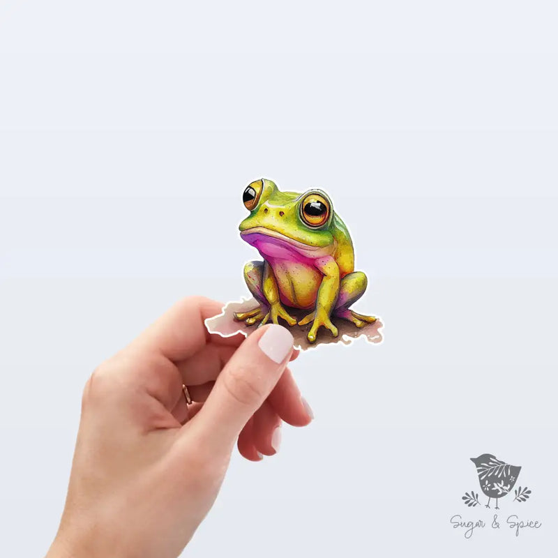Fantasy Frog Waterproof Stickers - Premium  from Sugar and Spice Invitations - Just $3! Shop now at Sugar and Spice Paper