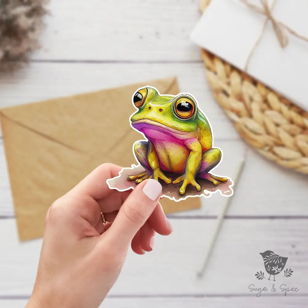 Fantasy Frog Waterproof Stickers - Premium  from Sugar and Spice Invitations - Just $3! Shop now at Sugar and Spice Paper