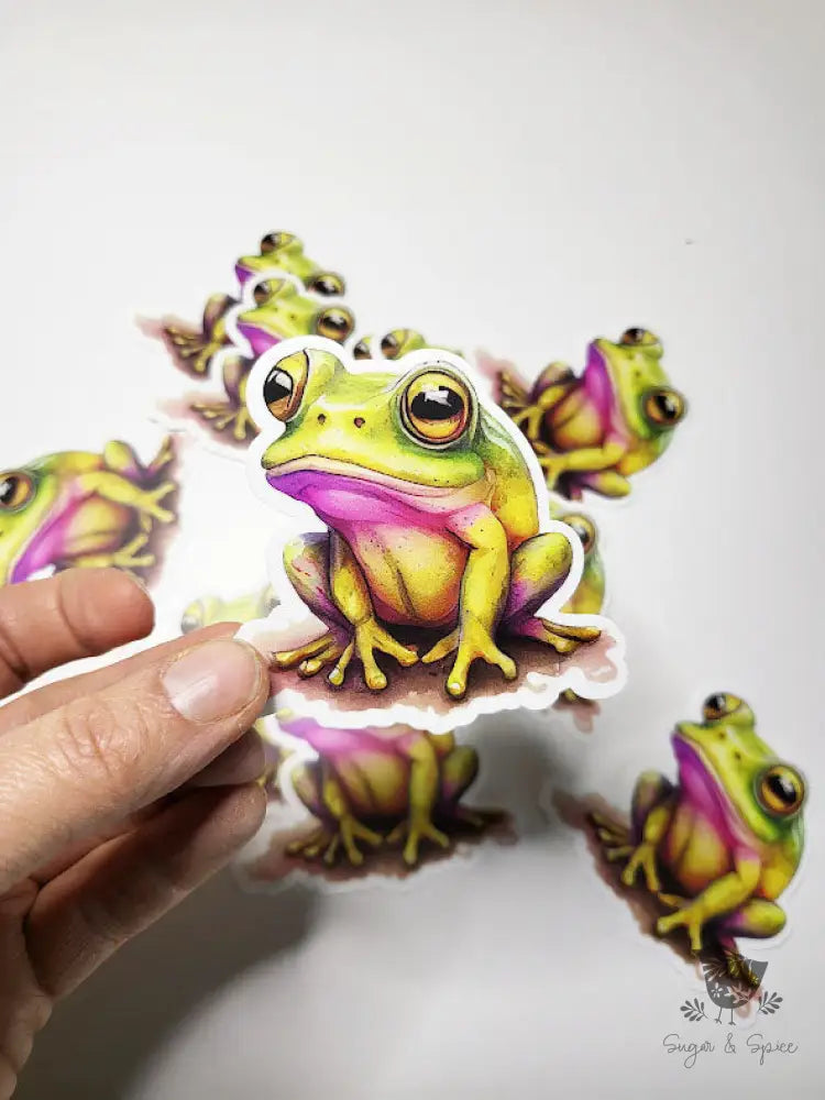 Fantasy Frog Waterproof Stickers - Premium  from Sugar and Spice Invitations - Just $3! Shop now at Sugar and Spice Paper