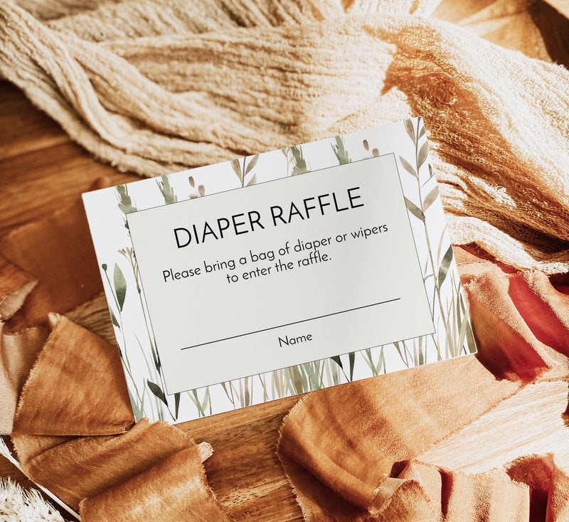 Farm Diaper Raffle