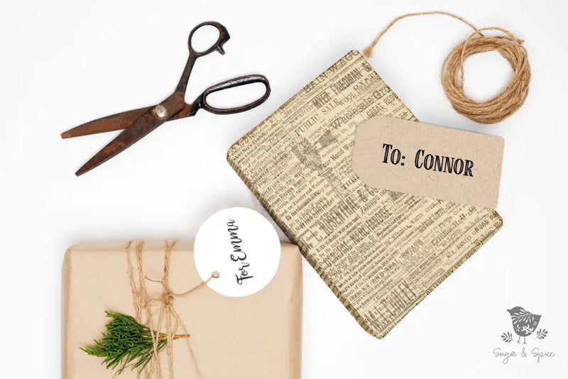 Farm Newspaper Wrapping Paper - Premium Craft Supplies & Tools > Party & Gifting > Packaging & Wrapping from Sugar and Spice Invitations - Just $26.10! Shop now at Sugar and Spice Paper