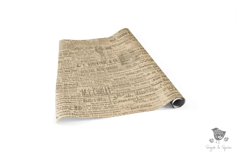 Farm Newspaper Wrapping Paper Craft Supplies & Tools > Party Gifting Packaging