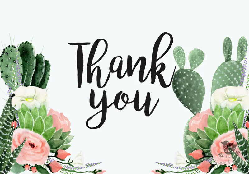 Fiesta Thank You Card - Premium Paper & Party Supplies > Paper > Invitations & Announcements > Invitations from Sugar and Spice Invitations - Just $2.50! Shop now at Sugar and Spice Paper
